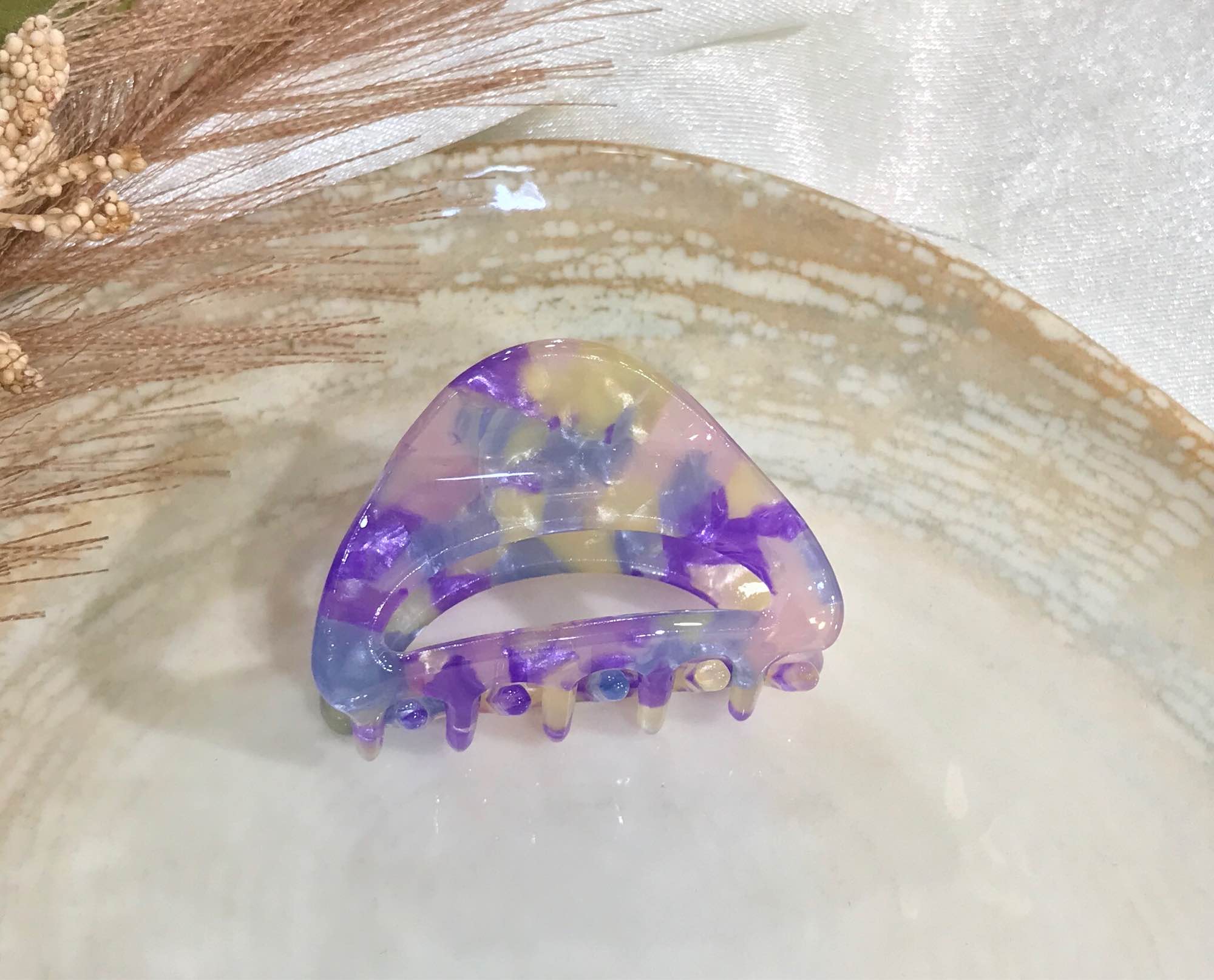 Jewels Of Nepal Acrylic small Hair Claw Clip For Women - Image 12