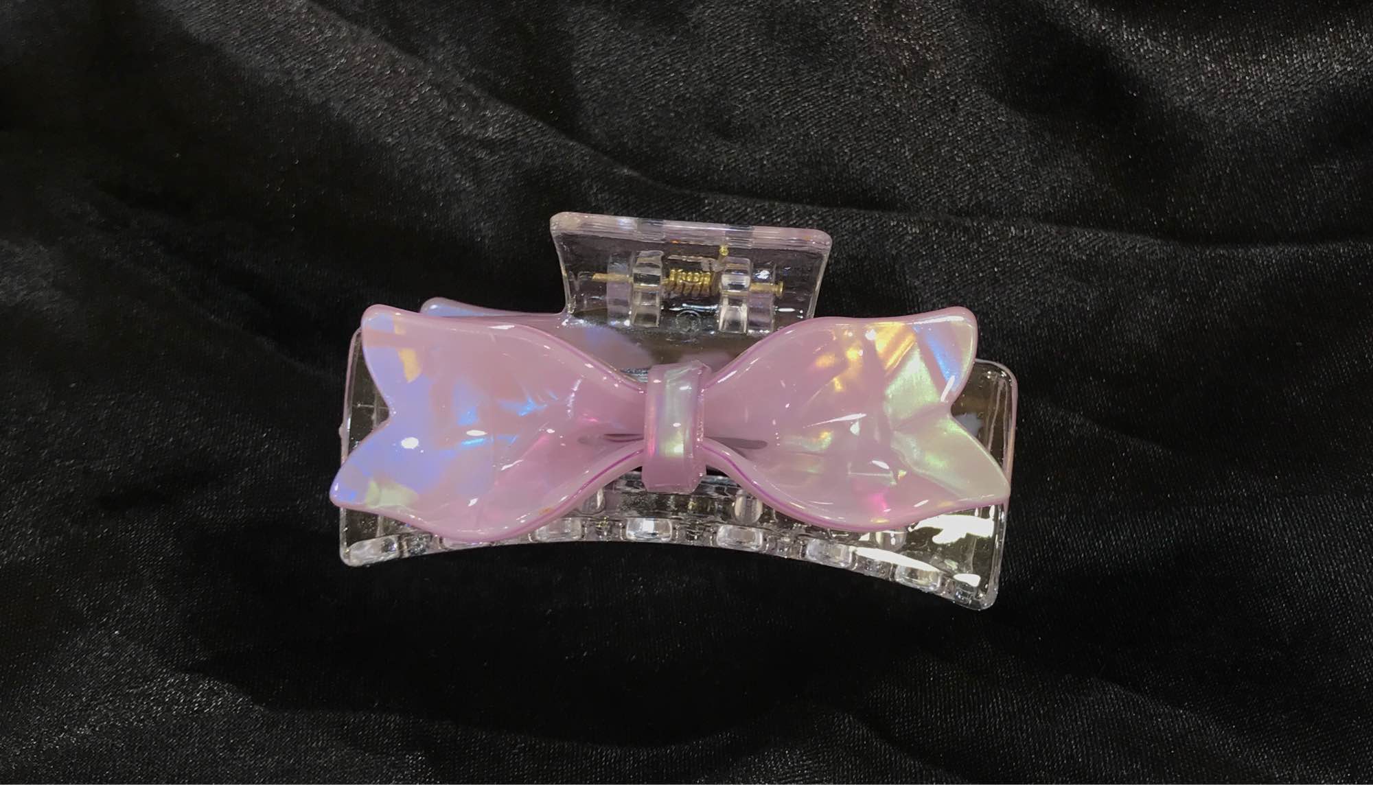 Jewels Of Nepal Transparent Acrylic Bow-shaped Hair Claw Clip For Women - Image 6