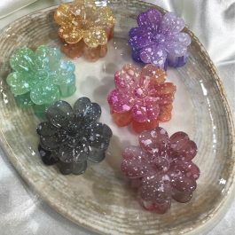 Jewels Of Nepal Flower Small Claw Clip For Women