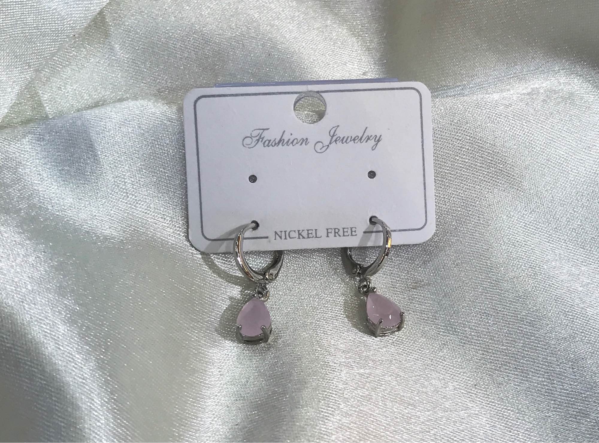 Jewels Of Nepal Drop CZ Stoned Drop Lever Back Earrings For Women - Image 8