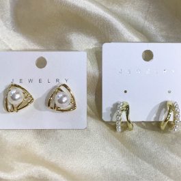 Jewels of Nepal Combo of Ear Studs x 2 pairs