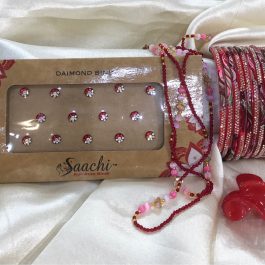 Teej Bangles Set - Bangles Set, Mala & Tika Set