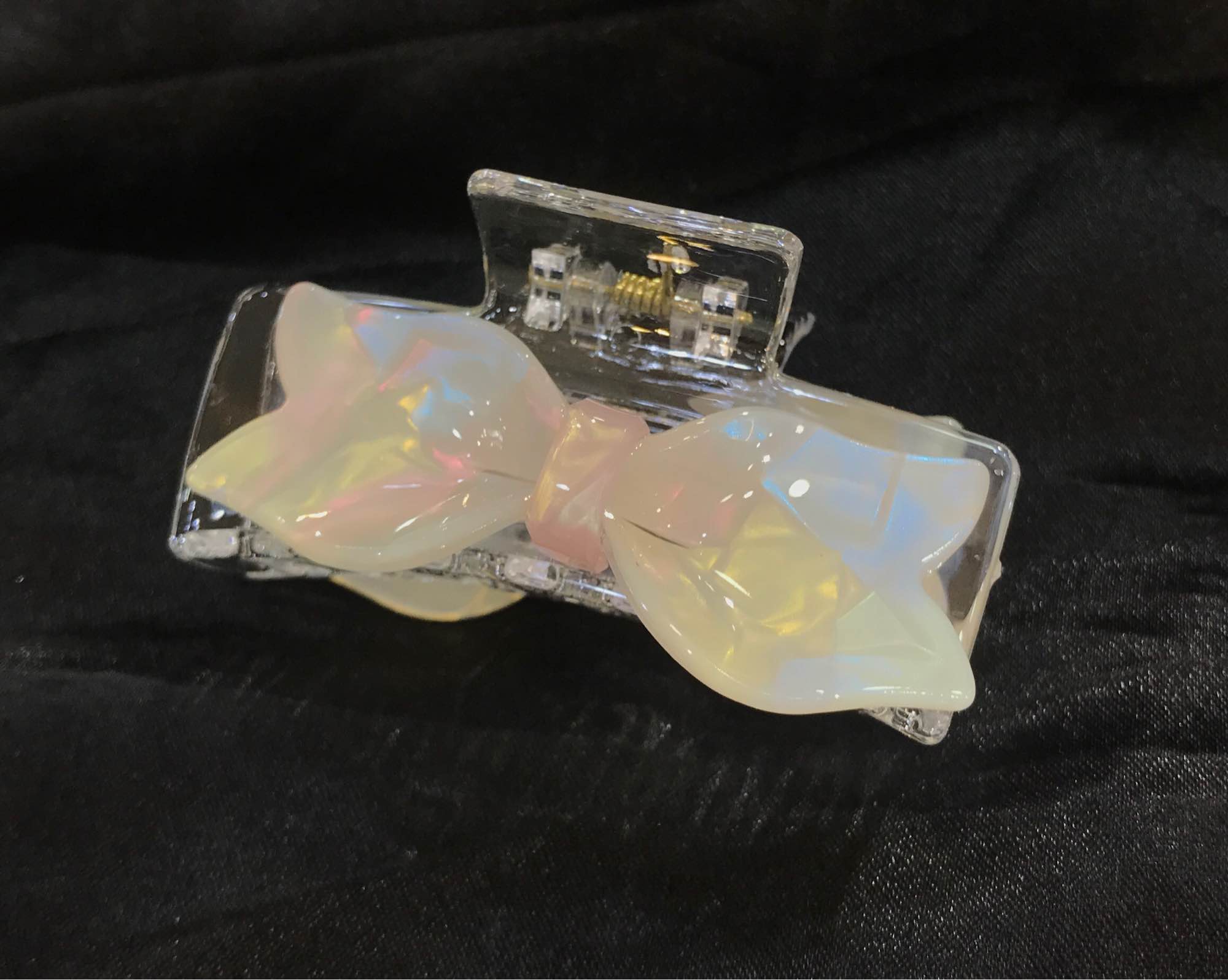 Jewels Of Nepal Transparent Acrylic Bow-shaped Hair Claw Clip For Women - Image 12