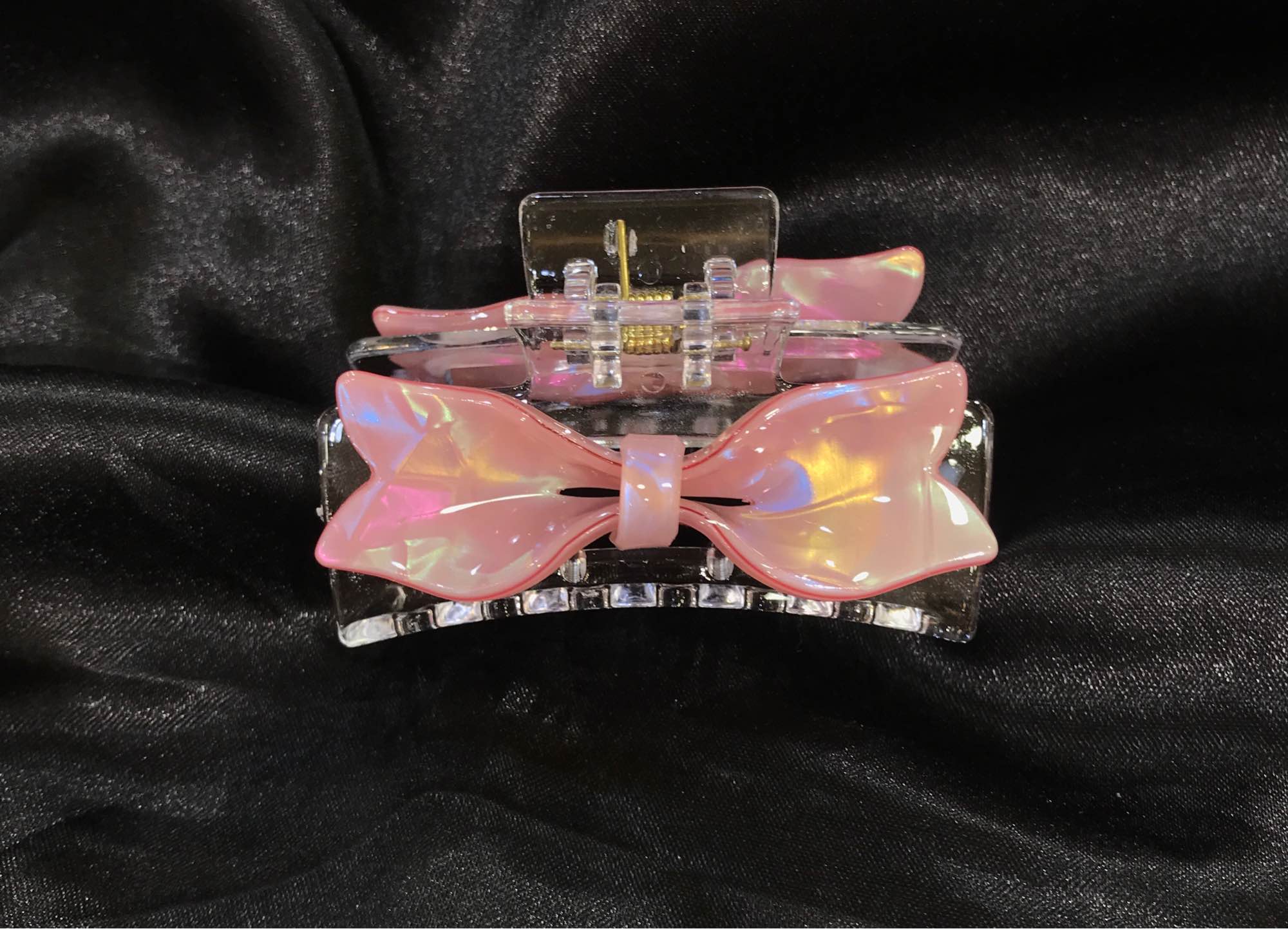 Jewels Of Nepal Transparent Acrylic Bow-shaped Hair Claw Clip For Women - Image 2