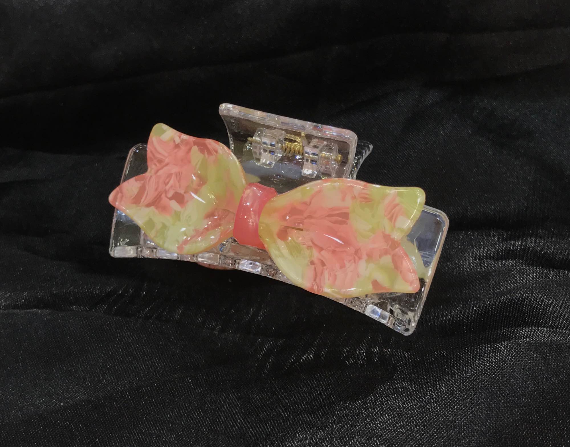 Jewels Of Nepal Transparent Acrylic Bow-shaped Hair Claw Clip For Women - Image 11