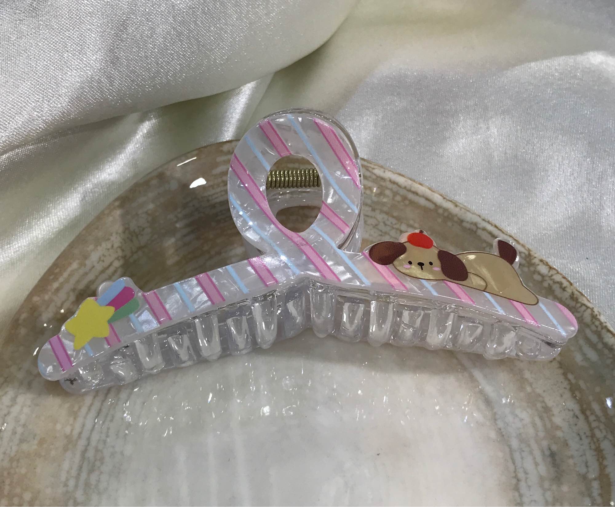 Jewels Of Nepal Transparent Acrylic Animals Hair Claw Clip For Women - Image 11
