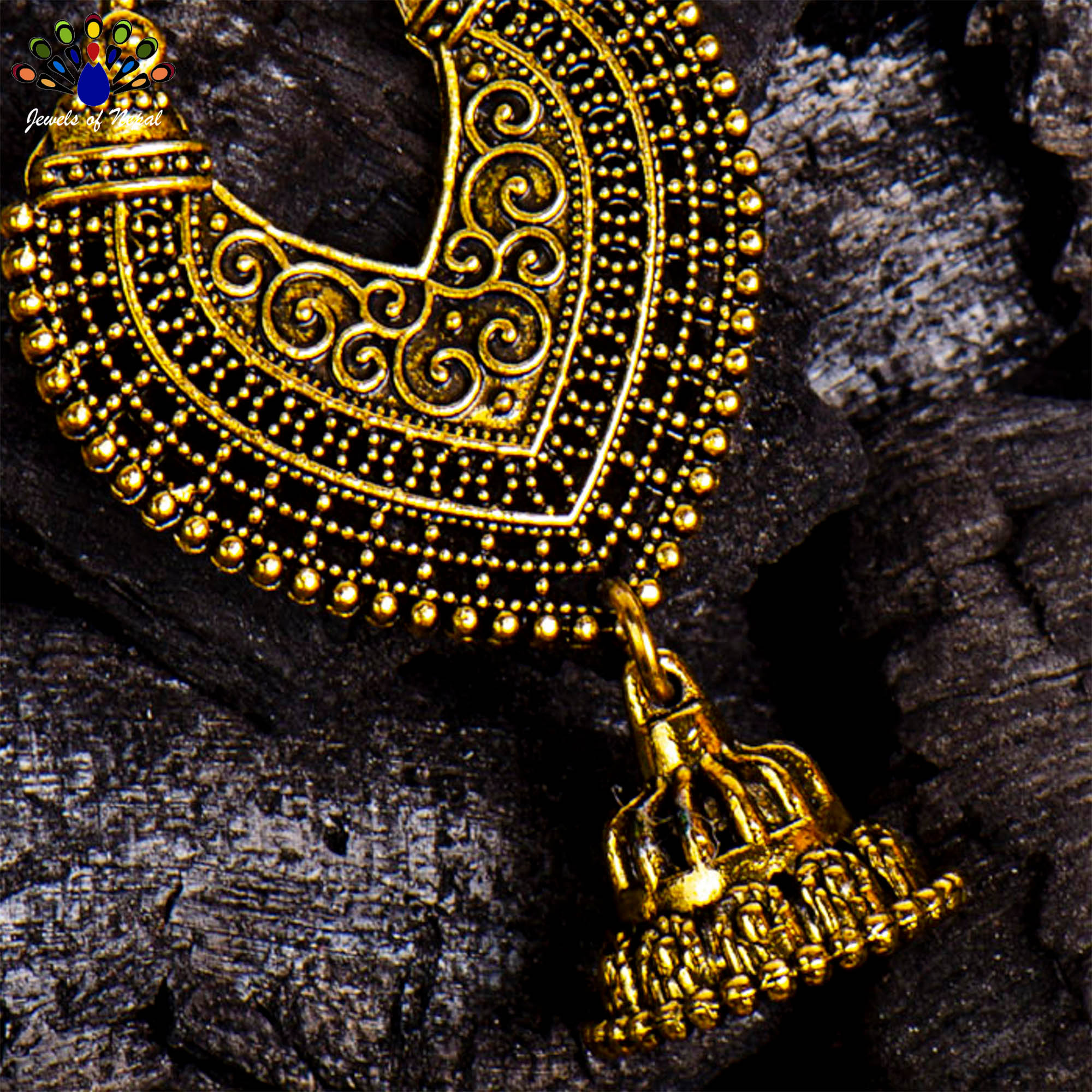 Absract Design Drop Earrings For Women - Image 2