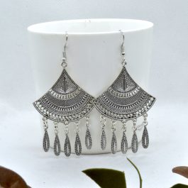 Golden/Silver Tassel Drop Earrings For Women- Jewels Of Nepal