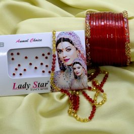 Jewels of Nepal Teej Special Glass Bala / Chura / Churi / Bangles Set for Women