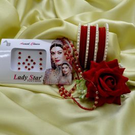 Jewels of Nepal Bridal / Teej Special Bala / Chura / Churi / Red Velvet Bangles Set for Women