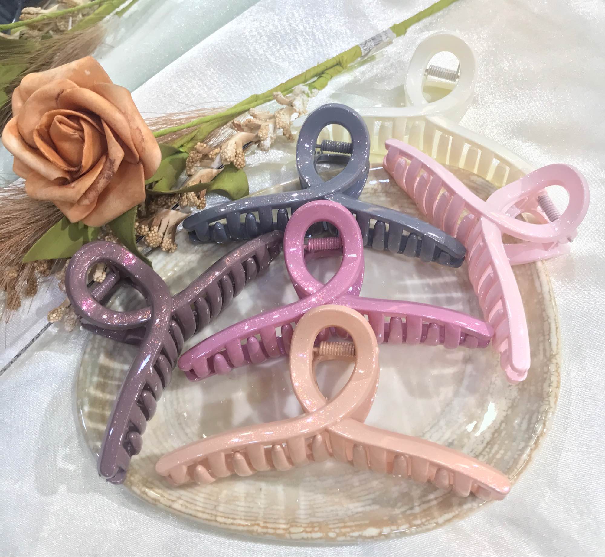 Jewels Of Nepal Acrylic Hair Claw Clip For Women