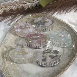 Jewels of Nepal Marble Textured Acrylic Trendy Hair Claw Clip For Women