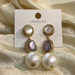 Jewels Of Nepal Gold/Tone Stainless Steel Earring For Women