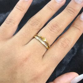 Jewels of Nepal Stainless Steel Finger Rings for Women