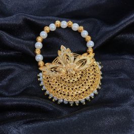 Jewels Of Nepal Gold Plated Hair Nattha / Side Pin / Hair Accessories For Women