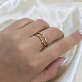 Jewels of Nepal Stainless Steel Finger Rings for Women