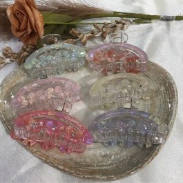 Jewels of Nepal Textured Acrylic Trendy Hair Claw Clip For Women