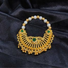 Jewels Of Nepal Gold Plated Hair Nattha / Side Pin / Hair Accessories For Women