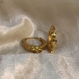 Jewels Of Nepal Gold Plated Matwari / Juli Earrings For Women